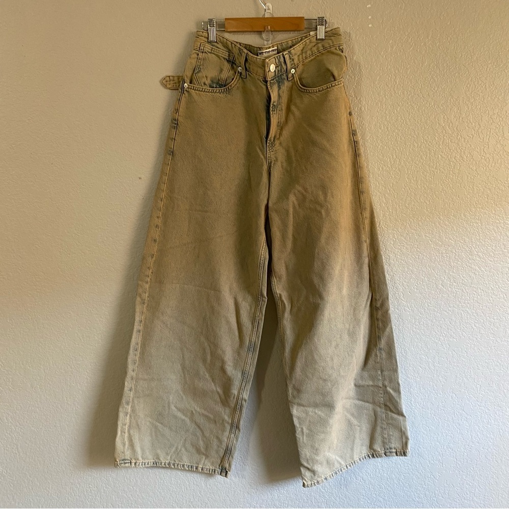 Free People WE THE FREE Waterfalls Baggy Wide Leg Jeans NEW - Picture 12 of 17